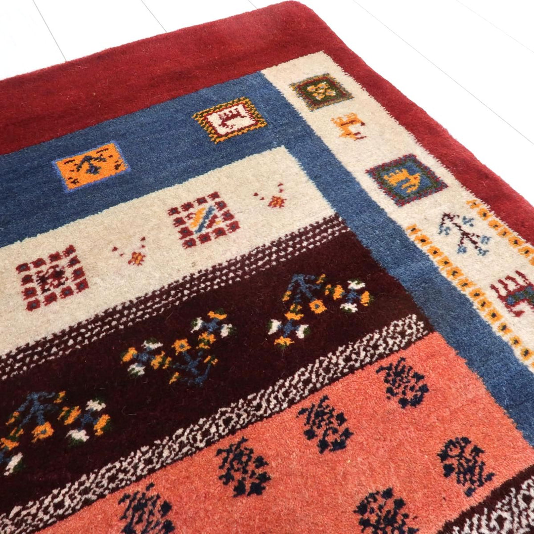 【オーダーメイド受付中】イラン　シラーズ産　ギャッベ 　（bs-11441）