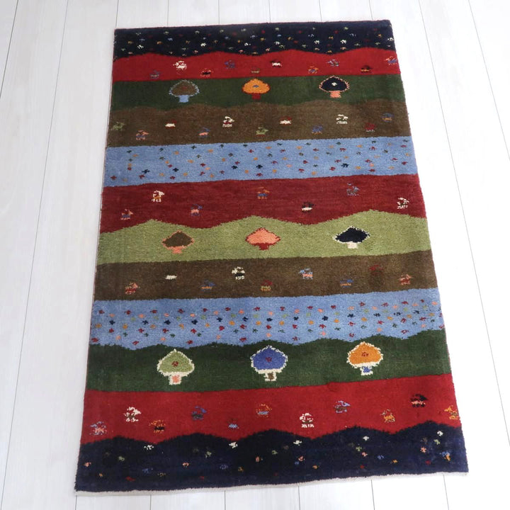 【オーダーメイド受付中】イラン　シラーズ産　ギャッベ 　（bs-11442）