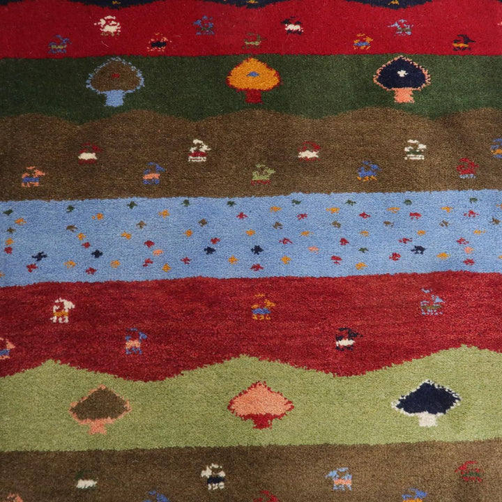 【オーダーメイド受付中】イラン　シラーズ産　ギャッベ 　（bs-11442）