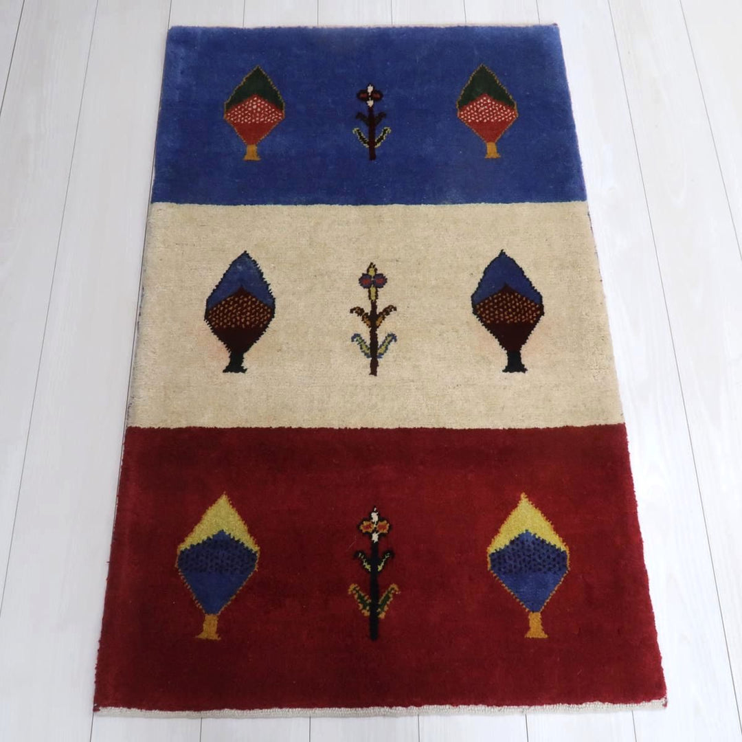 【オーダーメイド受付中】イラン　シラーズ産　ギャッベ 　（bs-11445）