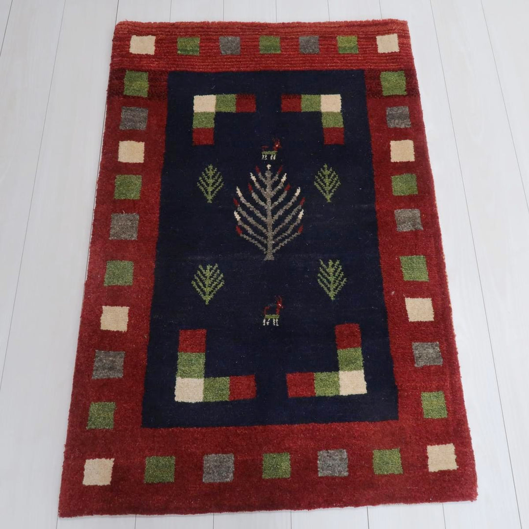 【オーダーメイド受付中】イラン　シラーズ産　ギャッベ 　（bs-11453）