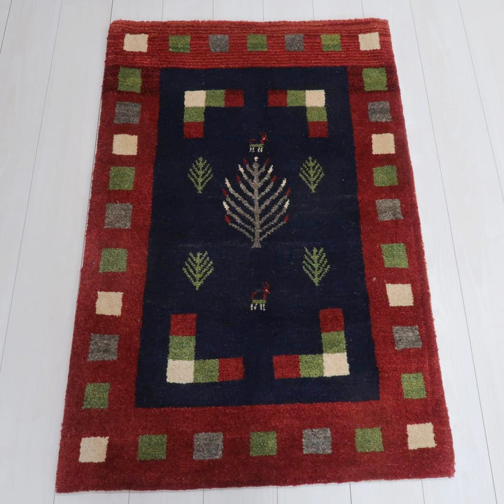 【オーダーメイド受付中】イラン　シラーズ産　ギャッベ 　（bs-11453）