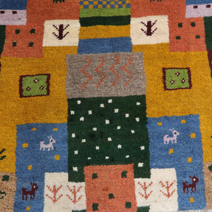 ギャッベ／ラティーフ　115×82cm（BS-11463）