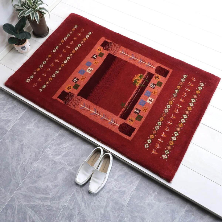 【オーダーメイド受付中】イラン　シラーズ産　ギャッベ 　（bs-11471）