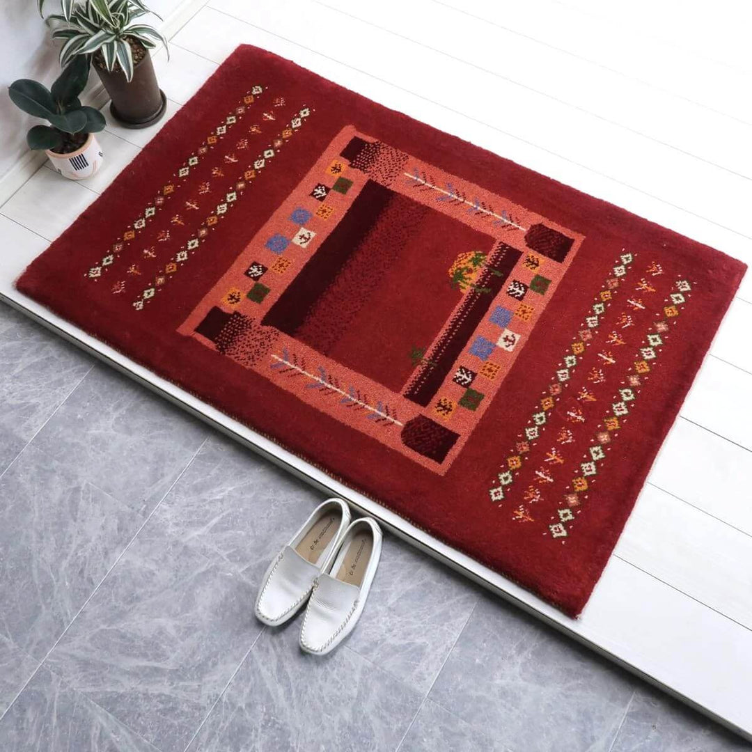 【オーダーメイド受付中】イラン　シラーズ産　ギャッベ 　（bs-11471）