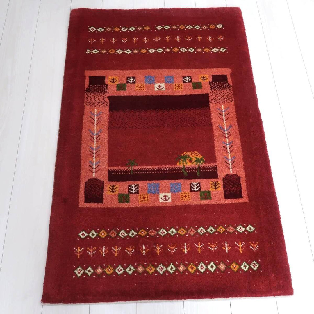 【オーダーメイド受付中】イラン　シラーズ産　ギャッベ 　（bs-11471）