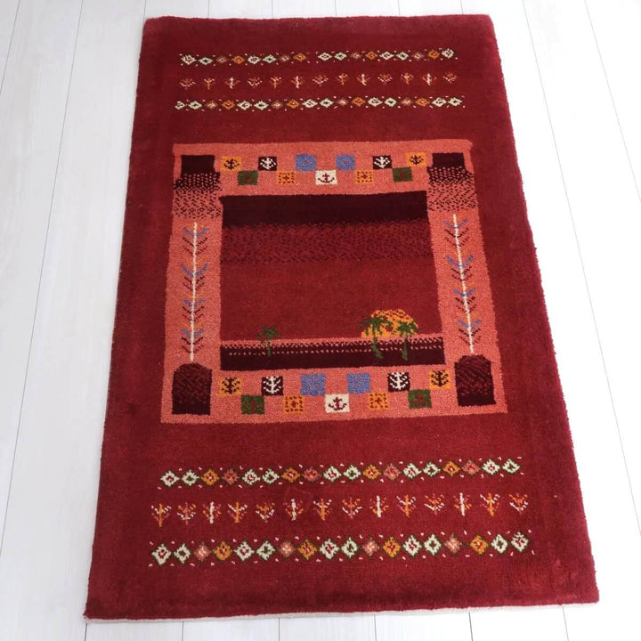 【オーダーメイド受付中】イラン　シラーズ産　ギャッベ 　（bs-11471）