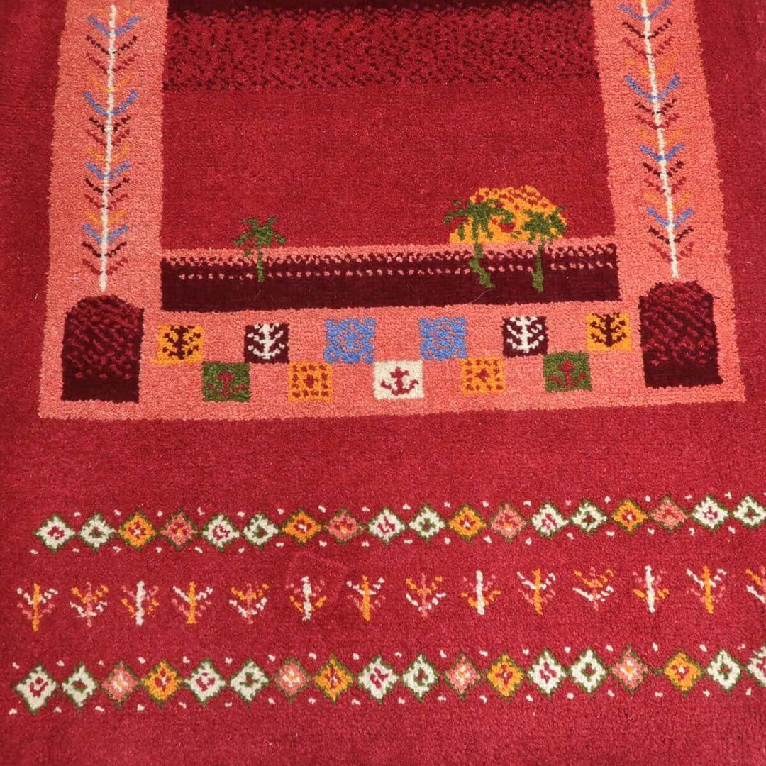 【オーダーメイド受付中】イラン　シラーズ産　ギャッベ 　（bs-11471）