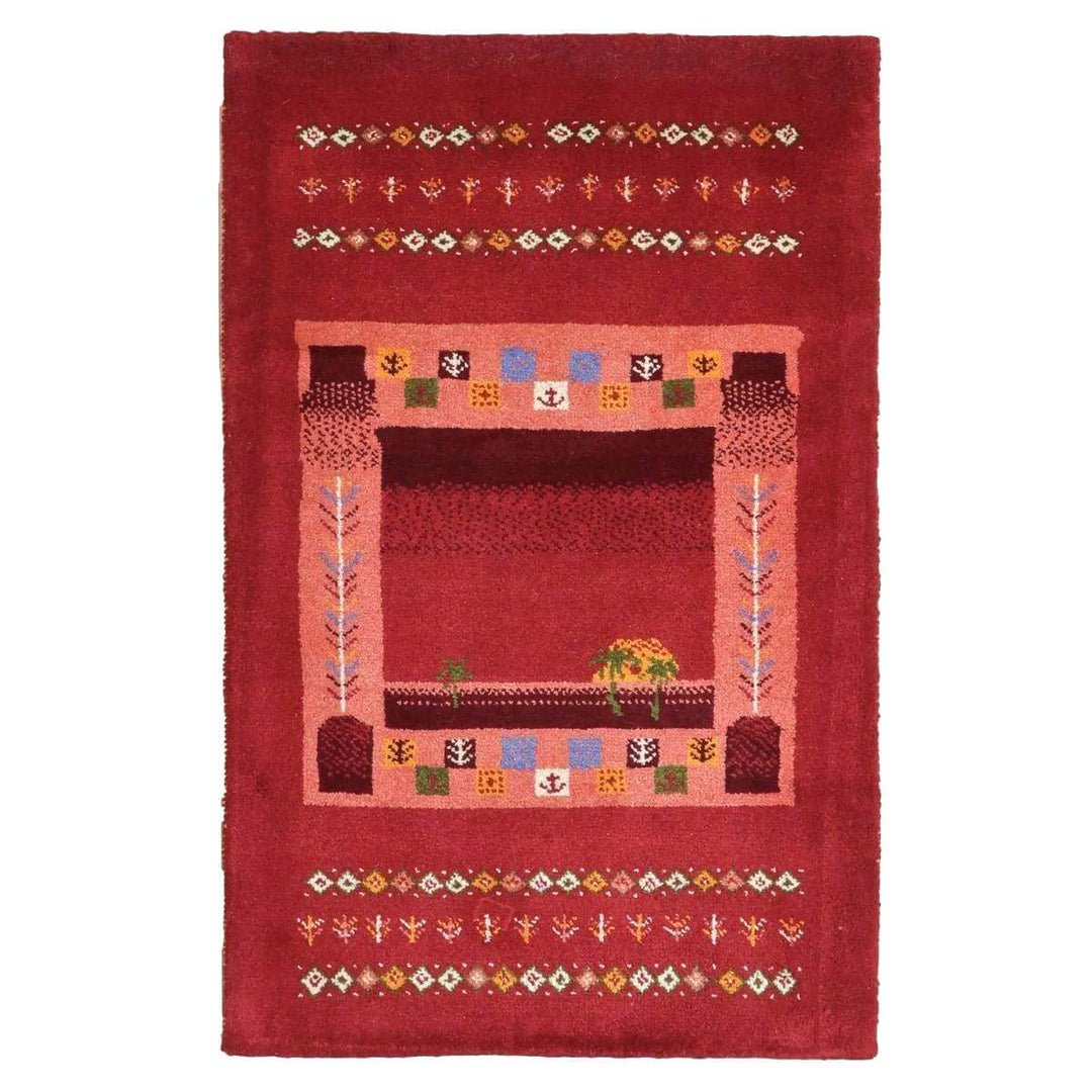 【オーダーメイド受付中】イラン　シラーズ産　ギャッベ 　（bs-11471）