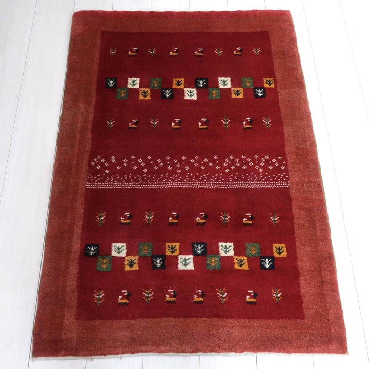 【オーダーメイド受付中】イラン　シラーズ産　ギャッベ 　（bs-11473）