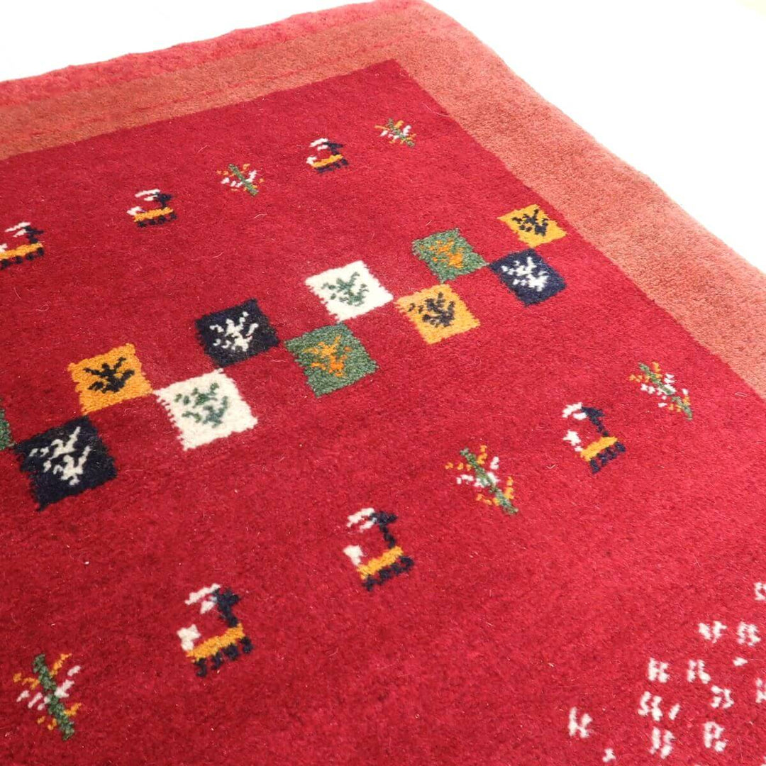 【オーダーメイド受付中】イラン　シラーズ産　ギャッベ 　（bs-11473）