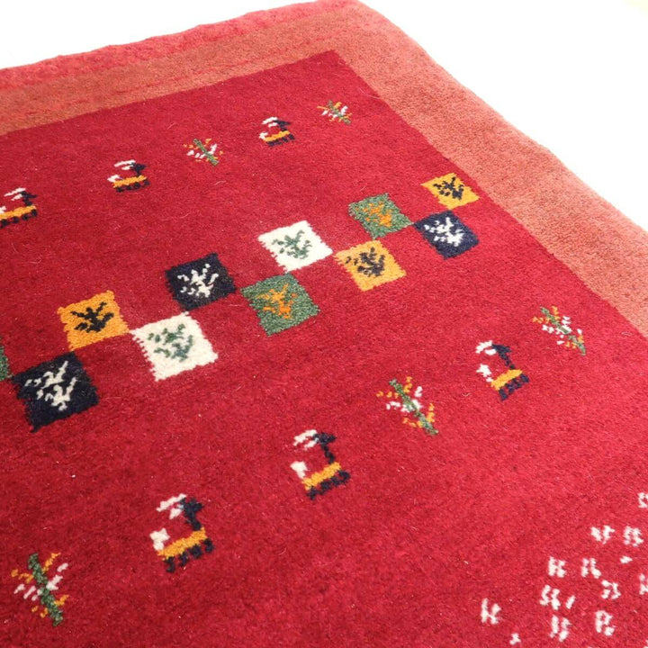 【オーダーメイド受付中】イラン　シラーズ産　ギャッベ 　（bs-11473）