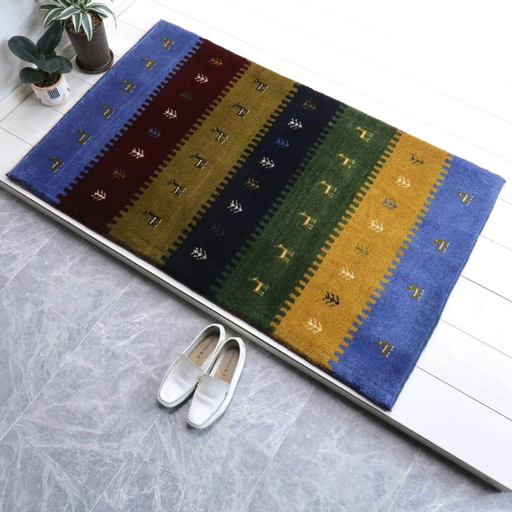 【オーダーメイド受付中】イラン　シラーズ産　ギャッベ 　（bs-11477）