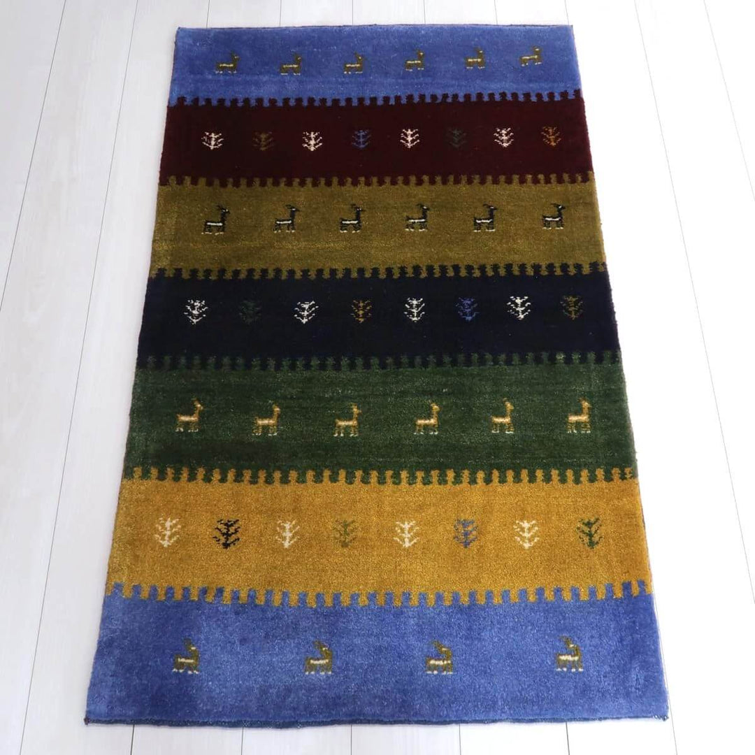 【オーダーメイド受付中】イラン　シラーズ産　ギャッベ 　（bs-11477）