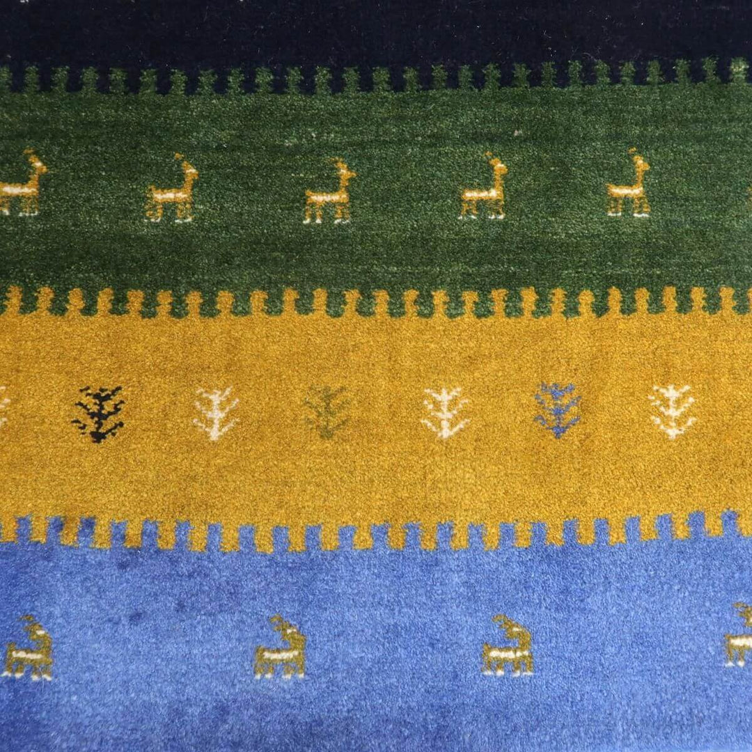 【オーダーメイド受付中】イラン　シラーズ産　ギャッベ 　（bs-11477）