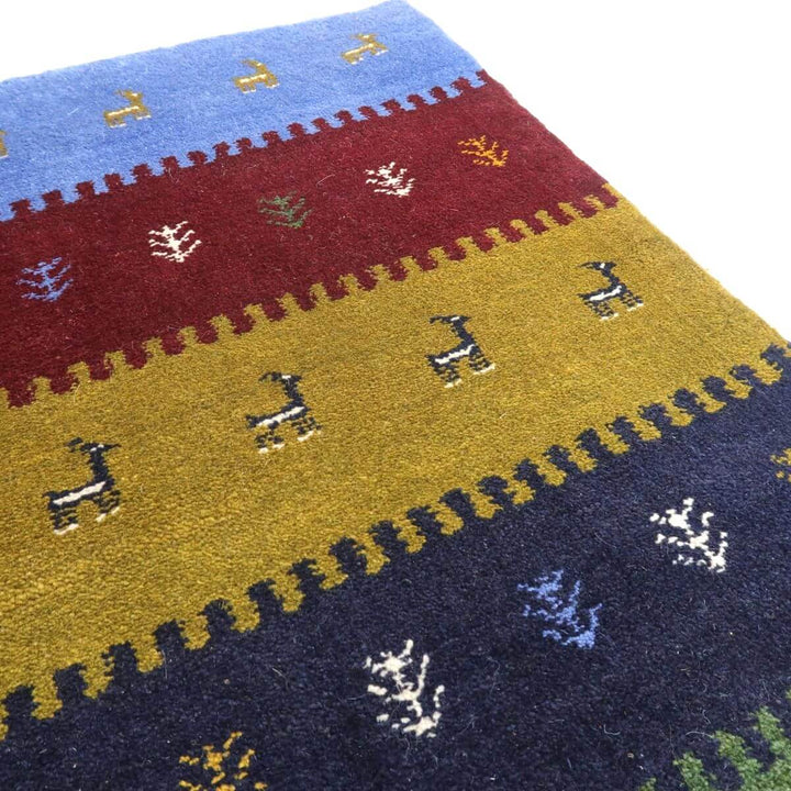 【オーダーメイド受付中】イラン　シラーズ産　ギャッベ 　（bs-11477）