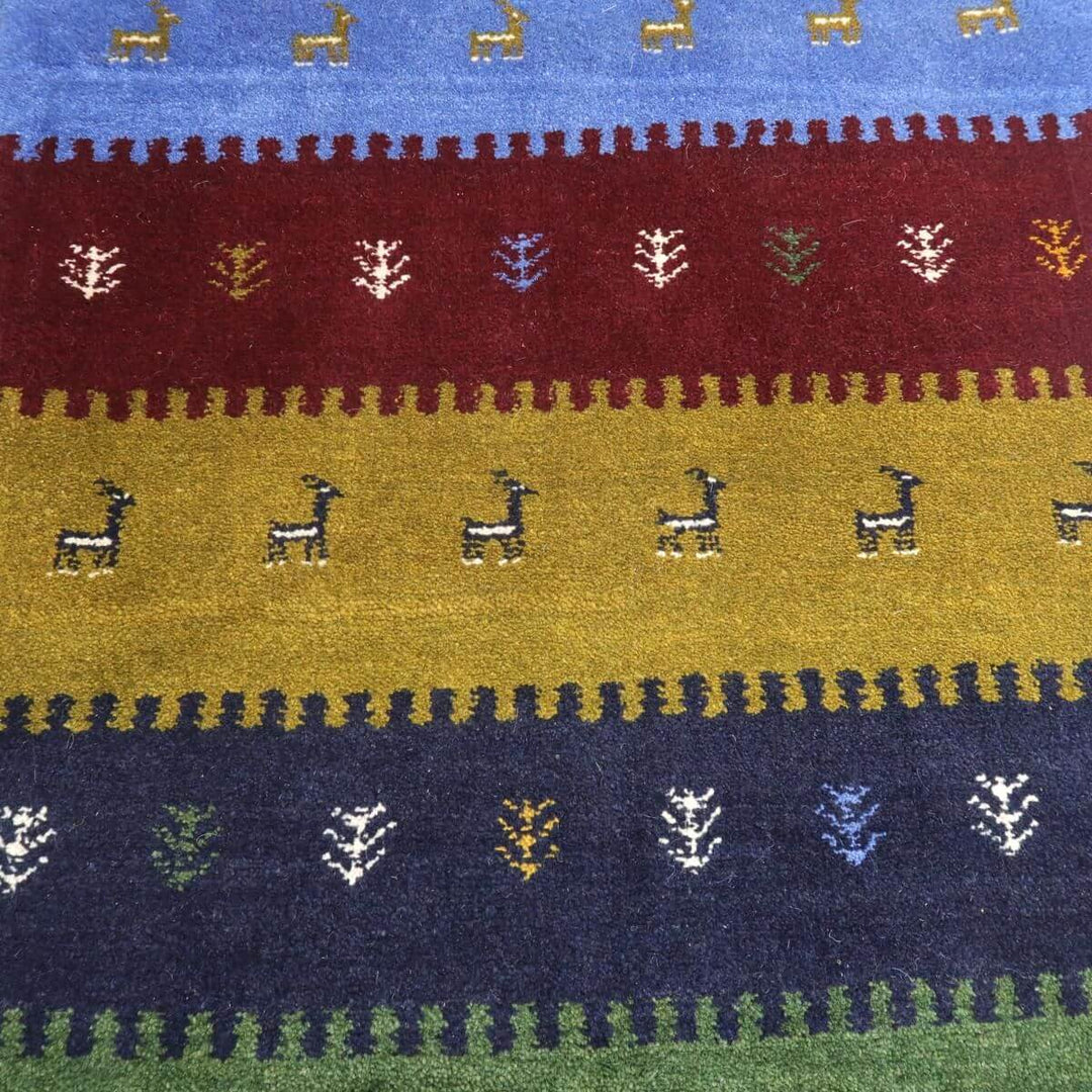 【オーダーメイド受付中】イラン　シラーズ産　ギャッベ 　（bs-11477）