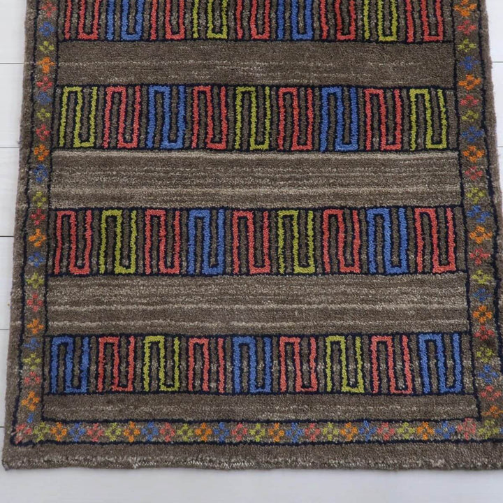 ギャッベ／リーズバフ　132×82cm（BS-11478）
