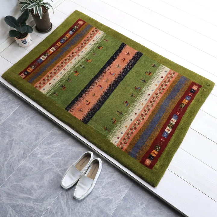 【オーダーメイド受付中】イラン　シラーズ産　ギャッベ 　（bs-11479）