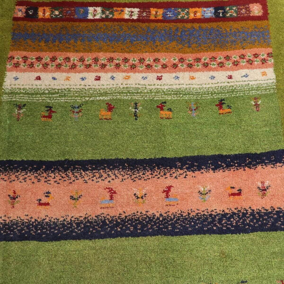 【オーダーメイド受付中】イラン　シラーズ産　ギャッベ 　（bs-11479）