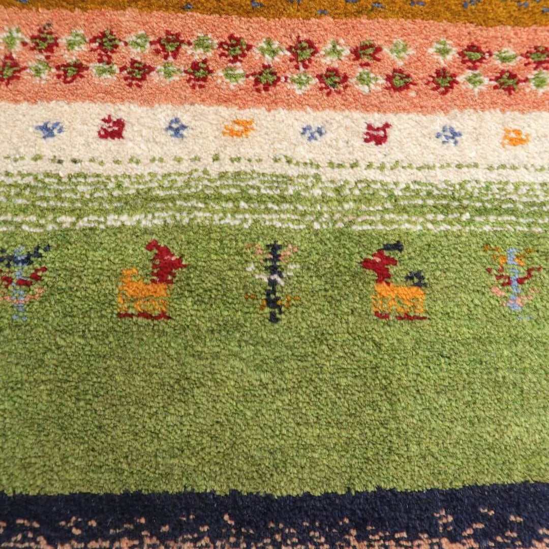 【オーダーメイド受付中】イラン　シラーズ産　ギャッベ 　（bs-11479）