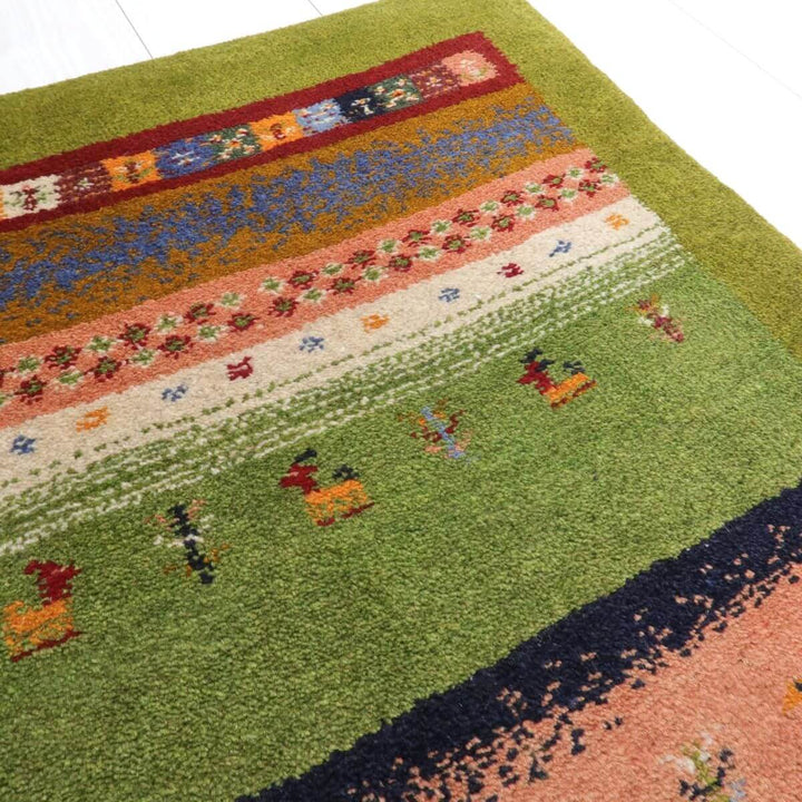 【オーダーメイド受付中】イラン　シラーズ産　ギャッベ 　（bs-11479）