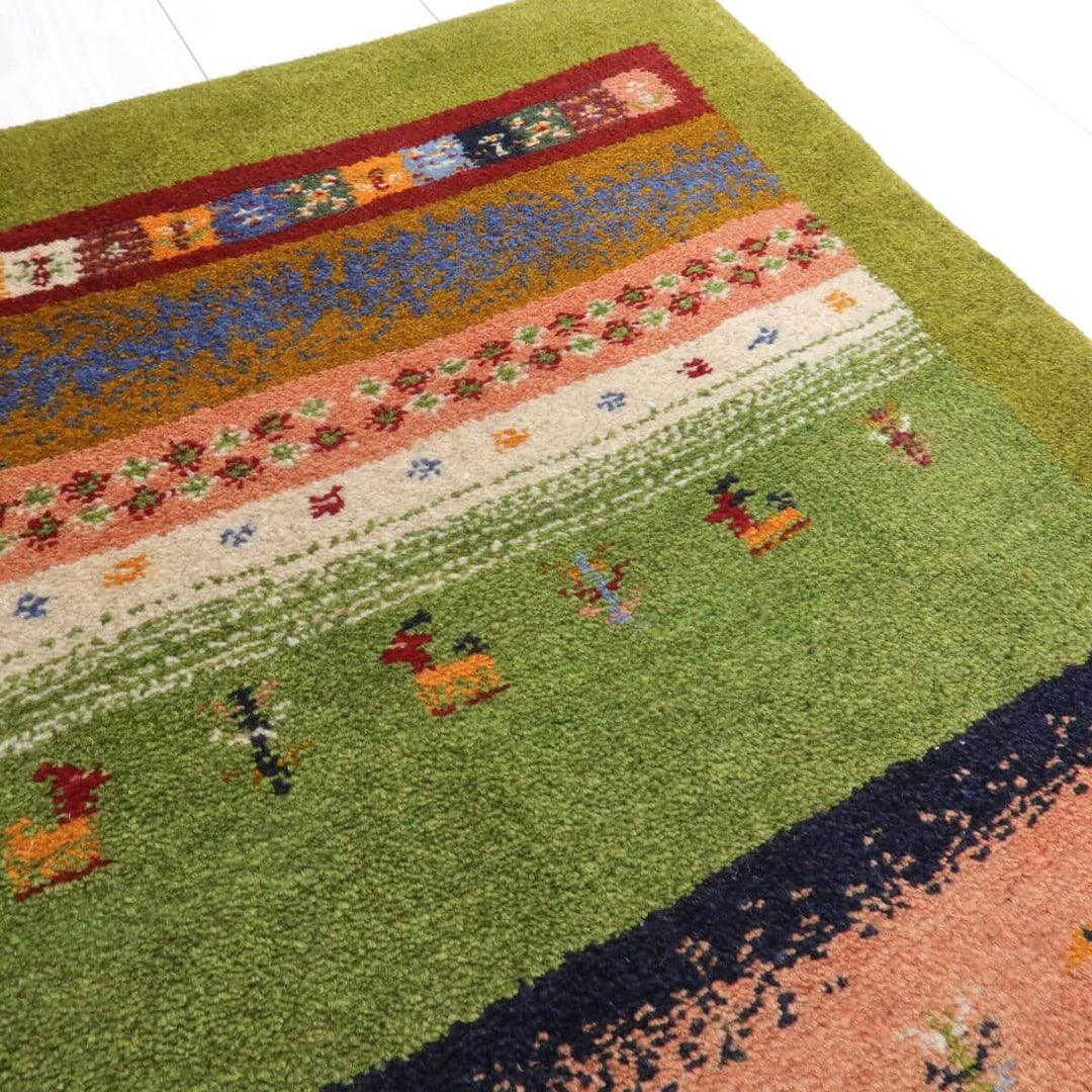 【オーダーメイド受付中】イラン　シラーズ産　ギャッベ 　（bs-11479）