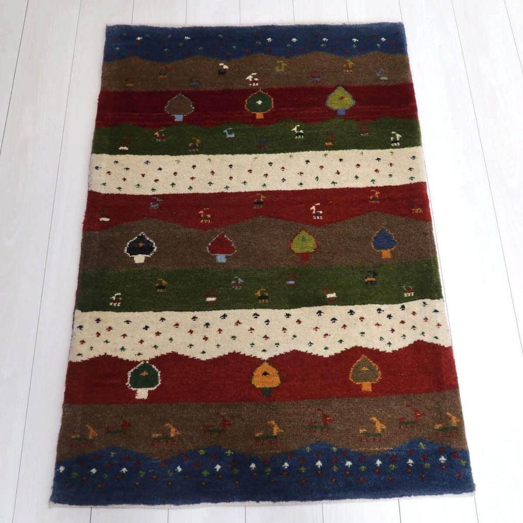 【オーダーメイド受付中】イラン　シラーズ産　ギャッベ 　（bs-11488）