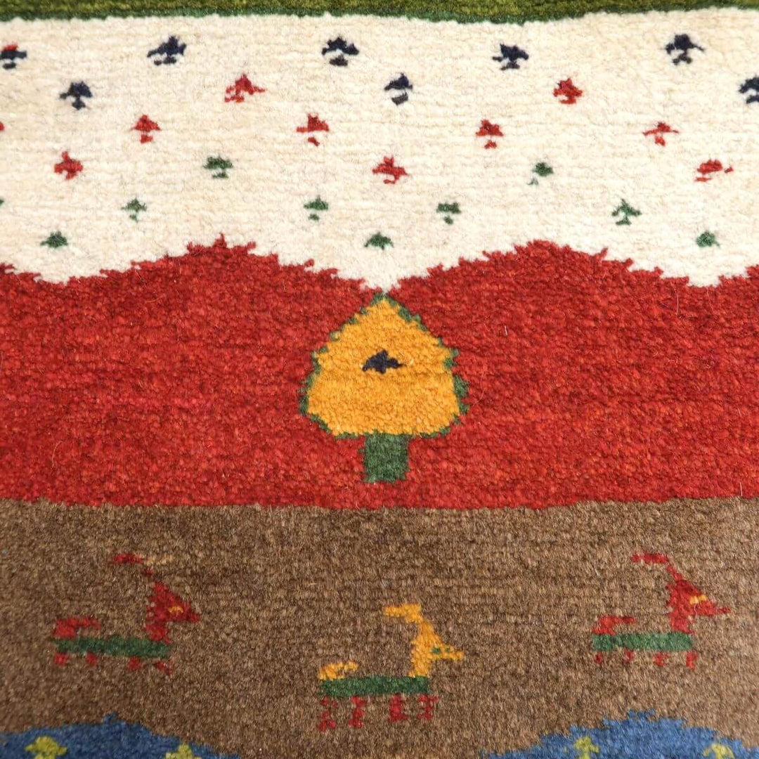 【オーダーメイド受付中】イラン　シラーズ産　ギャッベ 　（bs-11488）