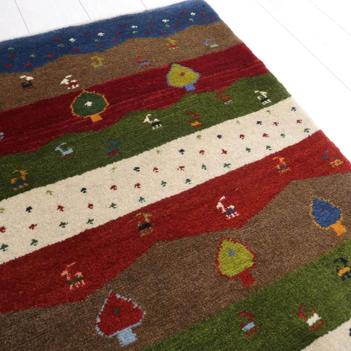 【オーダーメイド受付中】イラン　シラーズ産　ギャッベ 　（bs-11488）