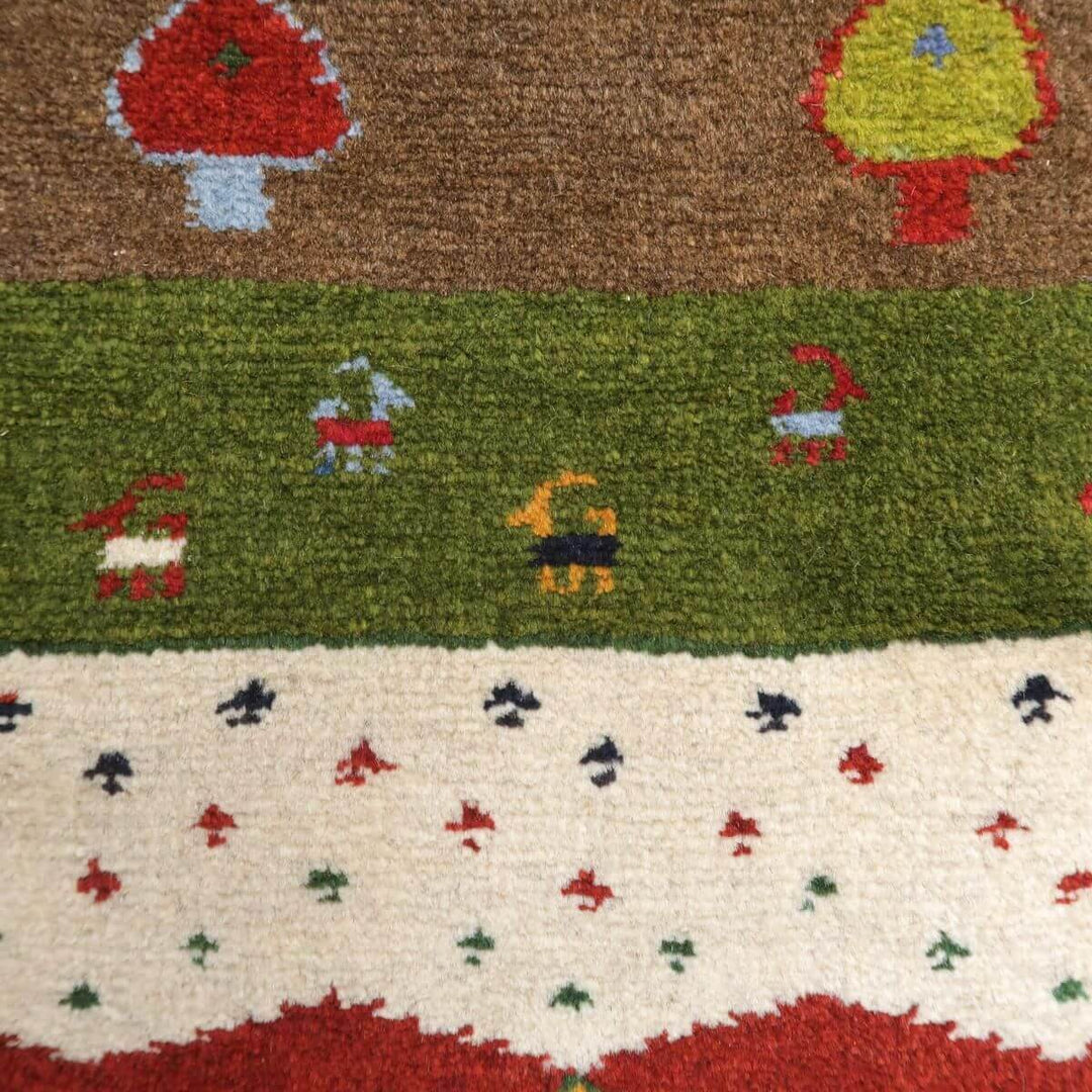 【オーダーメイド受付中】イラン　シラーズ産　ギャッベ 　（bs-11488）