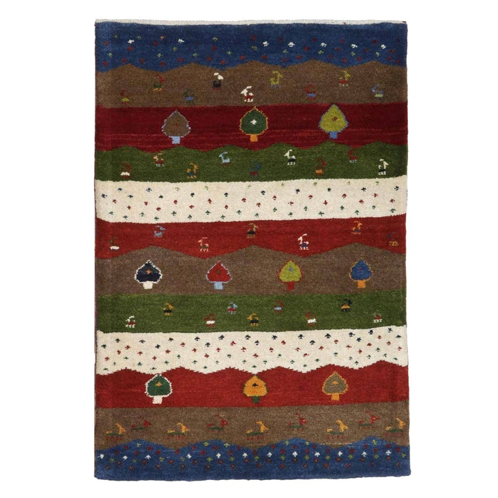 【オーダーメイド受付中】イラン　シラーズ産　ギャッベ 　（bs-11488）