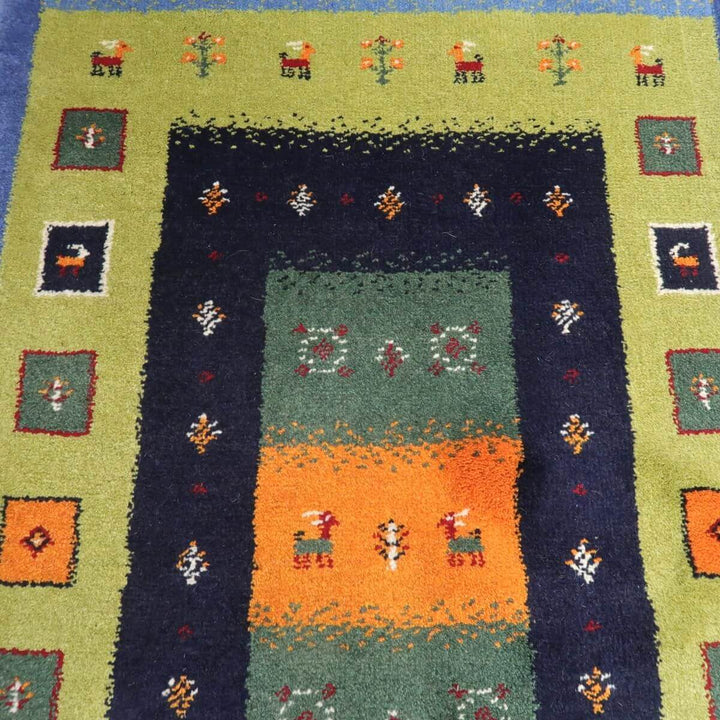 【オーダーメイド受付中】イラン　シラーズ産　ギャッベ 　（bs-11493）