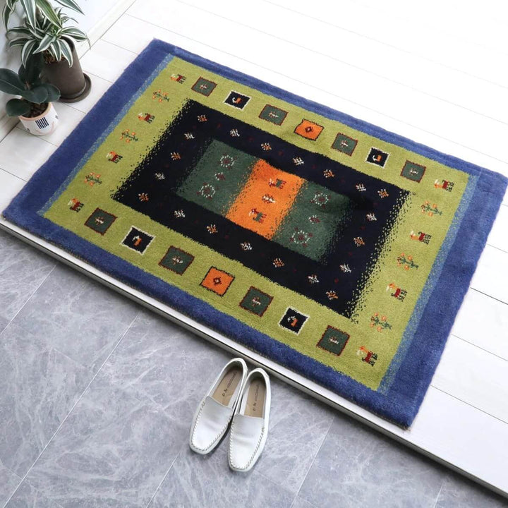 【オーダーメイド受付中】イラン　シラーズ産　ギャッベ 　（bs-11493）