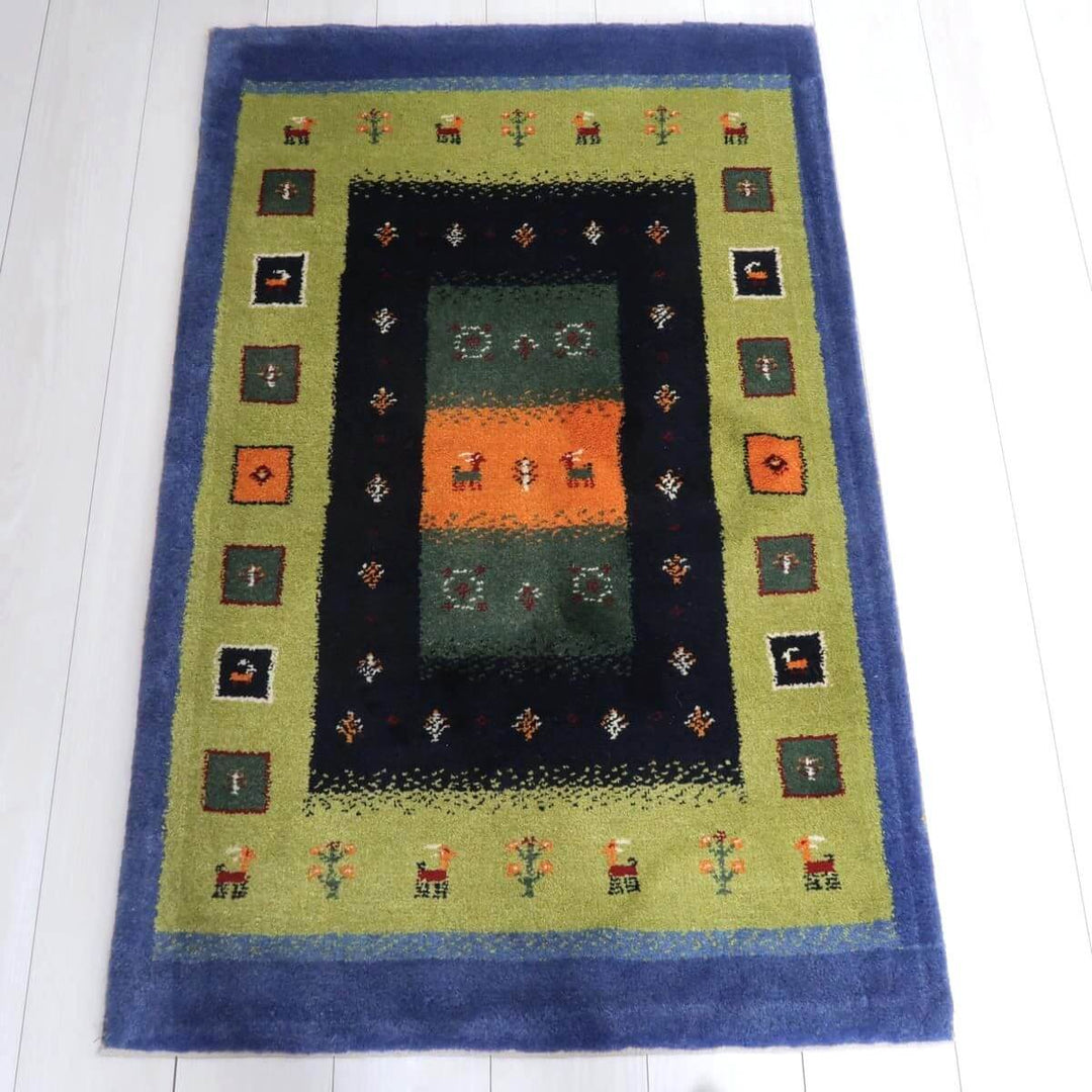 【オーダーメイド受付中】イラン　シラーズ産　ギャッベ 　（bs-11493）