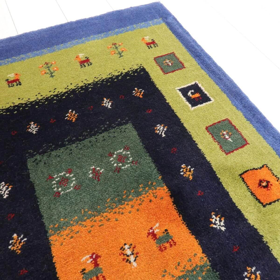 【オーダーメイド受付中】イラン　シラーズ産　ギャッベ 　（bs-11493）