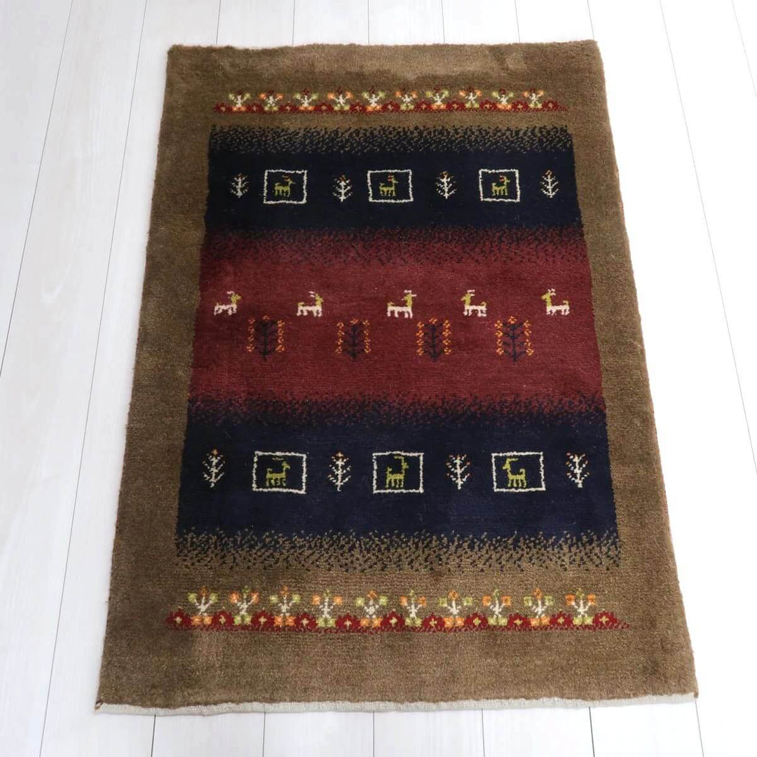 【オーダーメイド受付中】イラン　シラーズ産　ギャッベ 　（bs-11497）