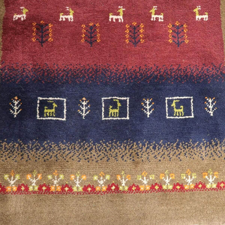 【オーダーメイド受付中】イラン　シラーズ産　ギャッベ 　（bs-11497）