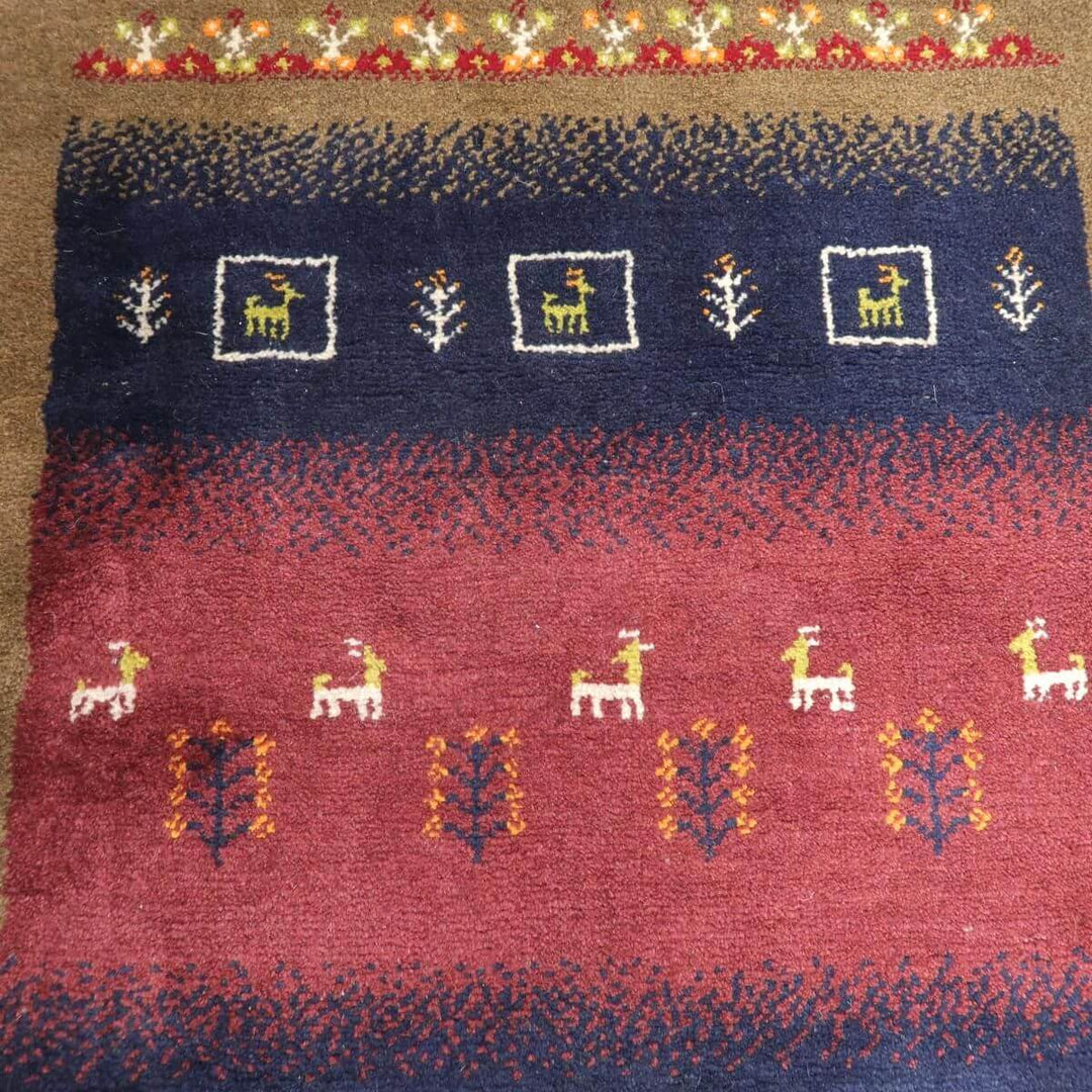 【オーダーメイド受付中】イラン　シラーズ産　ギャッベ 　（bs-11497）