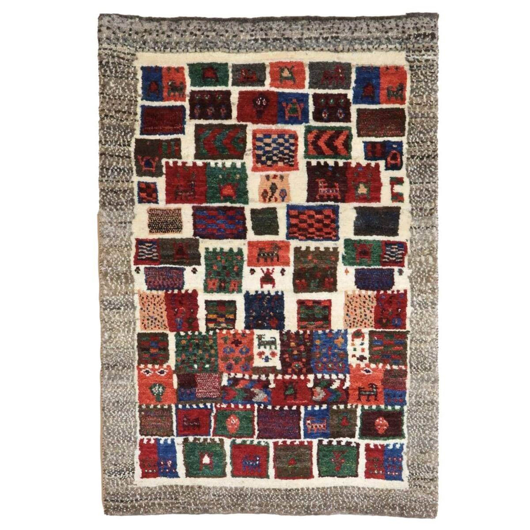 【オーダーメイド受付中】イラン　シラーズ産　ギャッベ 　（bs-11508）