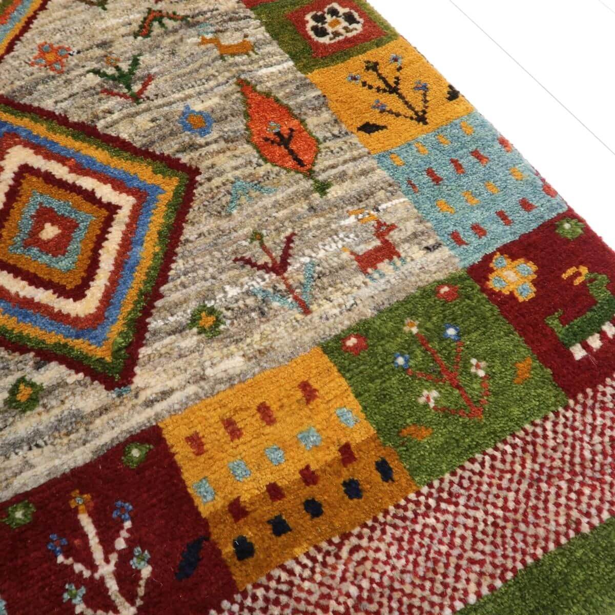 ギャッベを敷いてお月見しませんか？　141×69cm　ギャッベ　手織り Amazon | サヤンサヤン 手織り ギャベ ギャッベ 玄関マット 屋内