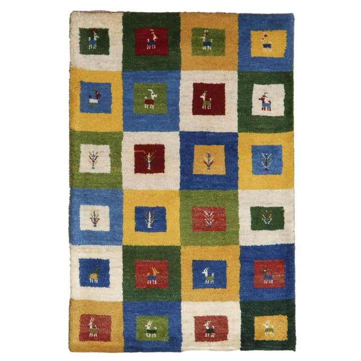 【オーダーメイド受付中】イラン　シラーズ産　ギャッベ 　（bs-11519）