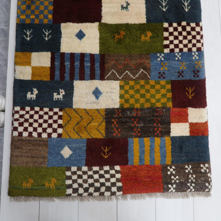 【オーダーメイド受付中】イラン　シラーズ産　ギャッベ 　（bs-11522）