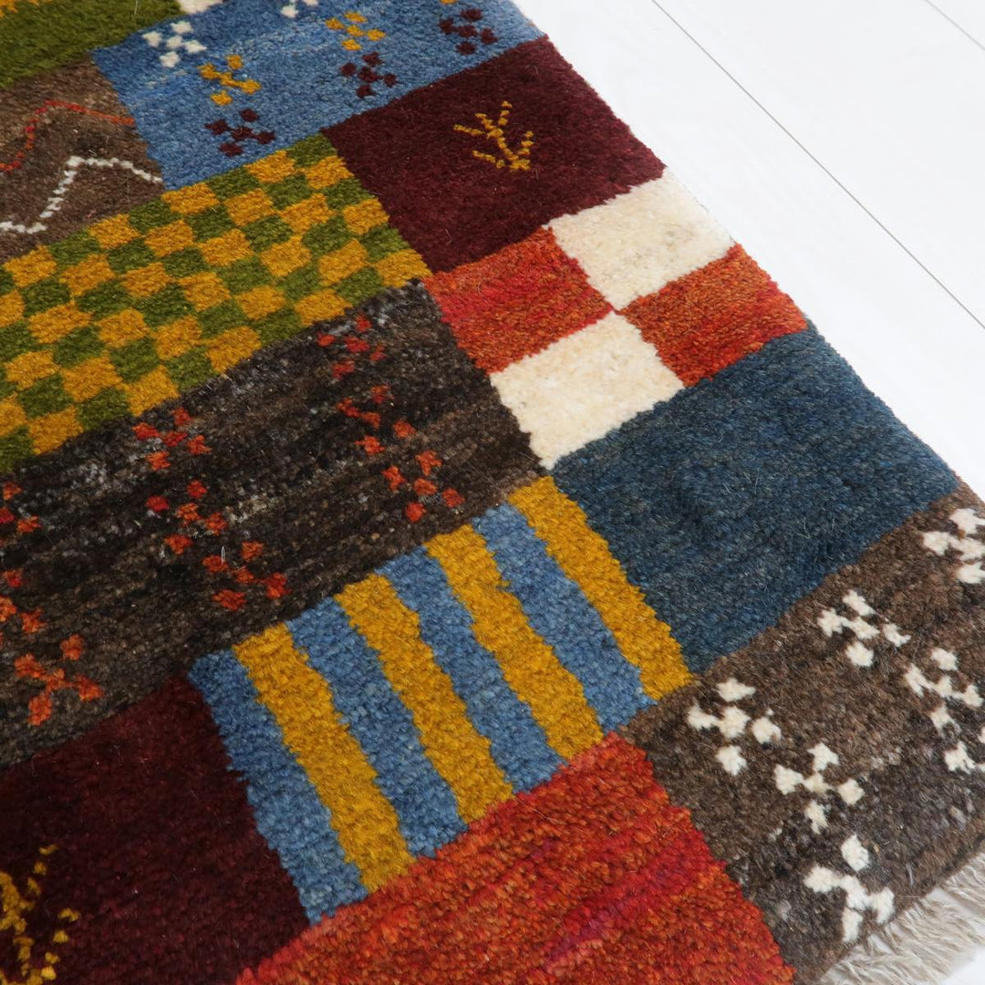 【オーダーメイド受付中】イラン　シラーズ産　ギャッベ 　（bs-11522）