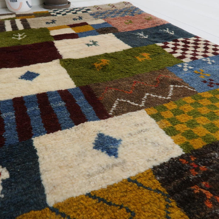 【オーダーメイド受付中】イラン　シラーズ産　ギャッベ 　（bs-11522）