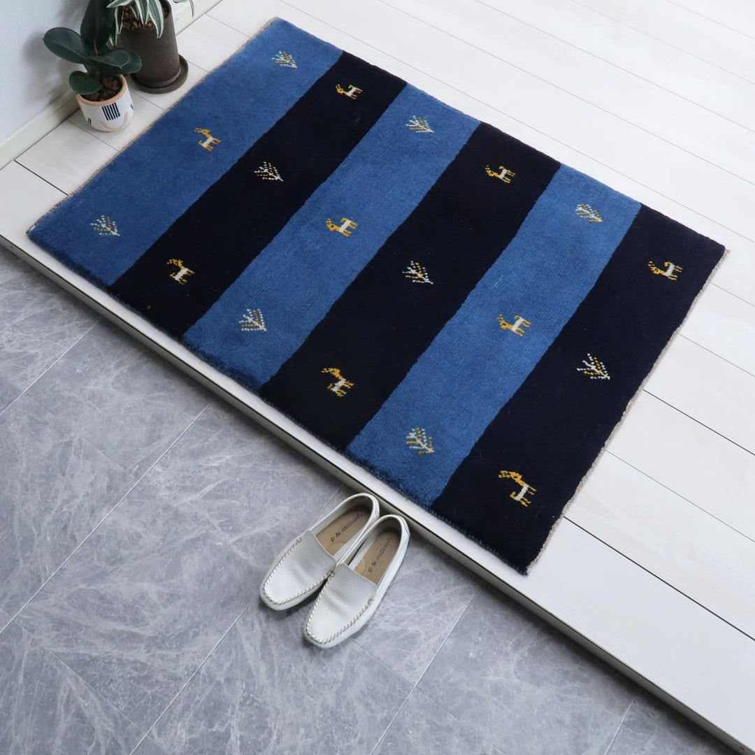 【オーダーメイド受付中】イラン　シラーズ産　ギャッベ 　（bs-11534）