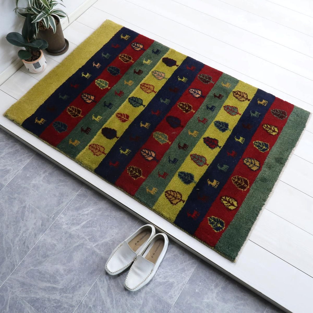 【オーダーメイド受付中】イラン　シラーズ産　ギャッベ 　（bs-11536）