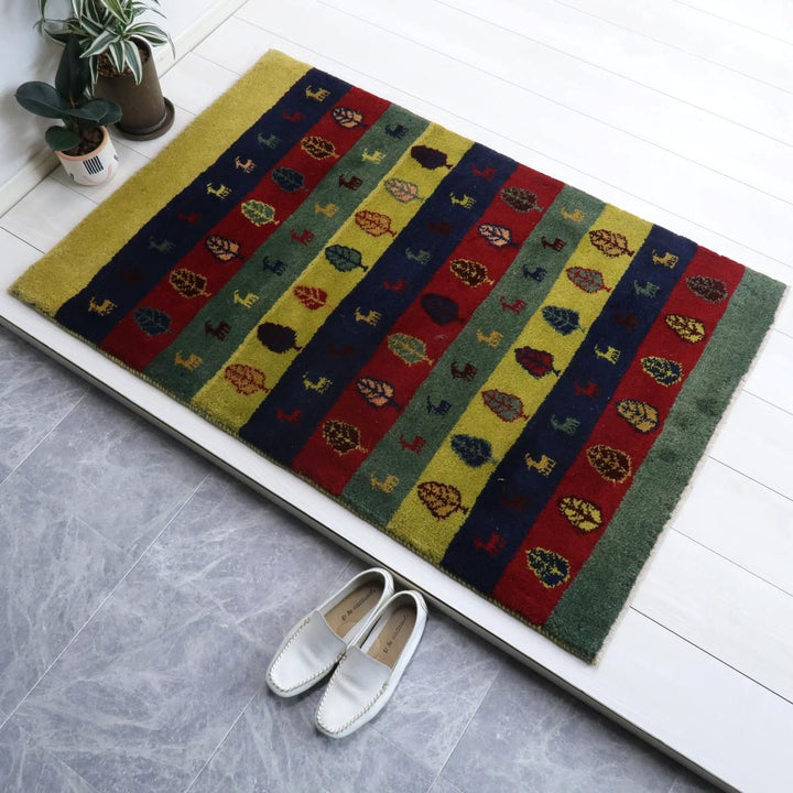 【オーダーメイド受付中】イラン　シラーズ産　ギャッベ 　（bs-11536）