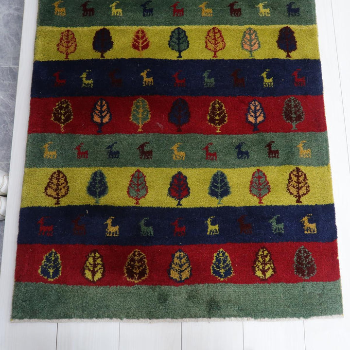 【オーダーメイド受付中】イラン　シラーズ産　ギャッベ 　（bs-11536）