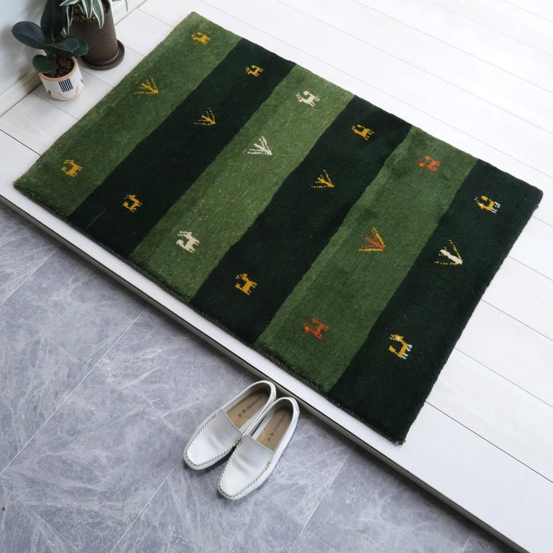 【オーダーメイド受付中】イラン　シラーズ産　ギャッベ 　（bs-11537）